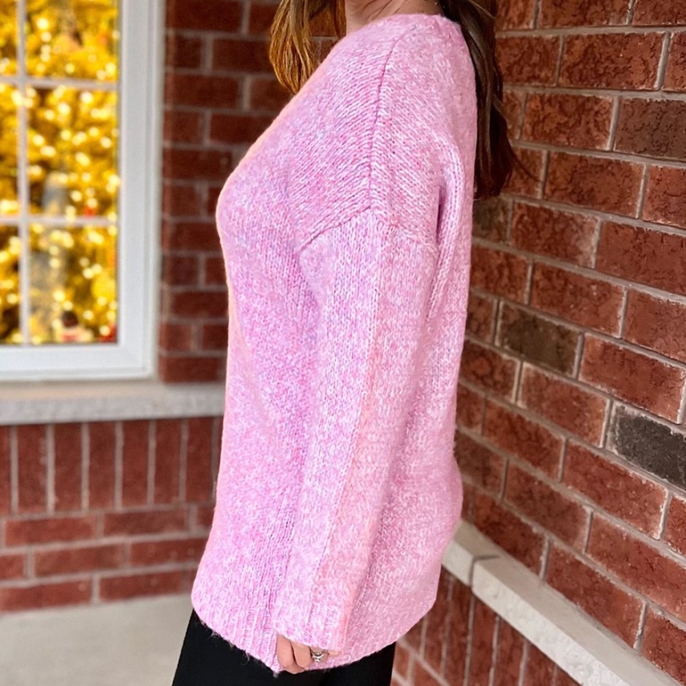 🆕 Pink Sweater tunic NWT - Picture 3 of 6